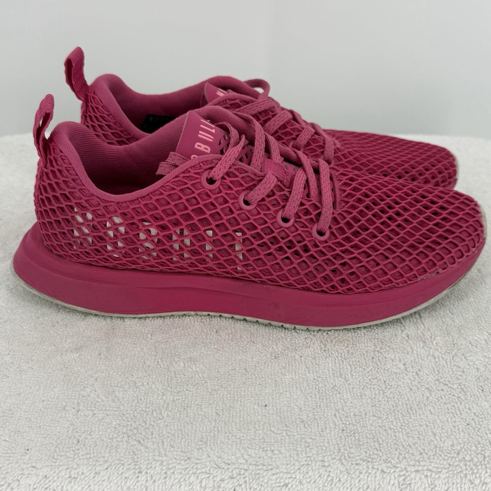 NoBull Diamond Mesh Runner Hot Pink Running Shoes Women’s Size 6.5